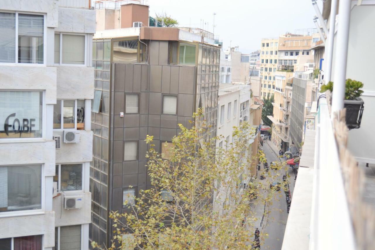 Athens Modern Minimalistic Sunny Studio With Balcony Leilighet Eksteriør bilde